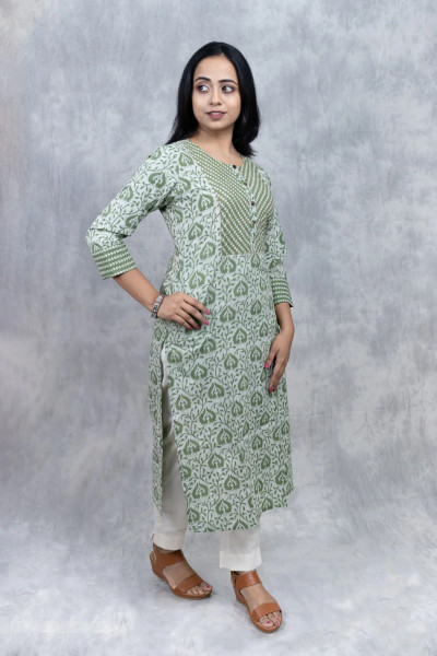 Mehendi Green Kurta-1 -Ramdhanu