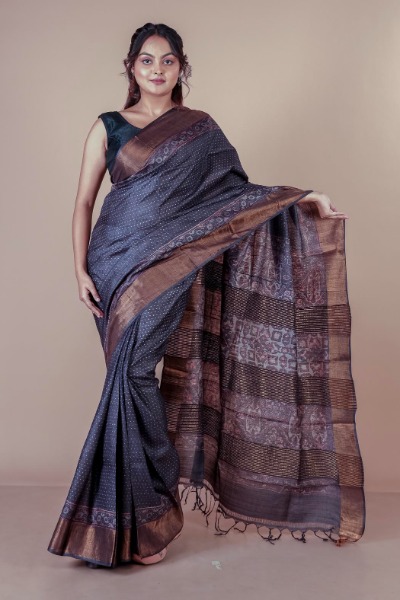 Ajrak Saree Collection - Online Saree in Pakistan – The Saari Girl - Saree  Online