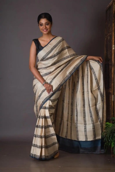 Ghicha Tussar Silk Saree - Pure Tussar Silk Sarees Online in India | UK,  USA, Singapore, Australia – Dailybuyys