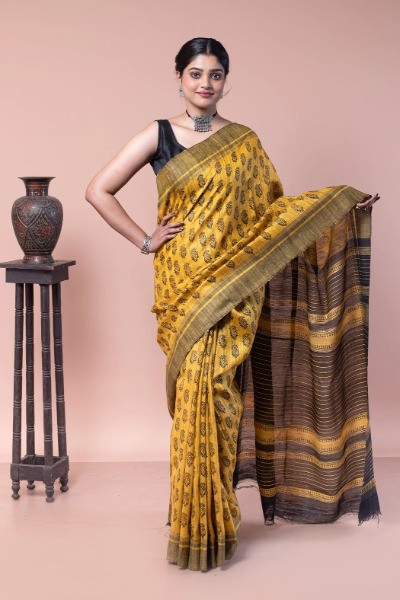 Budget-friendly Ghicha Silk Saree for occasion wear -Ramdhanu Ethnic