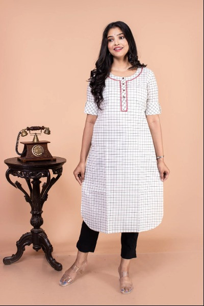 White Kurta for Women -Ramdhanu