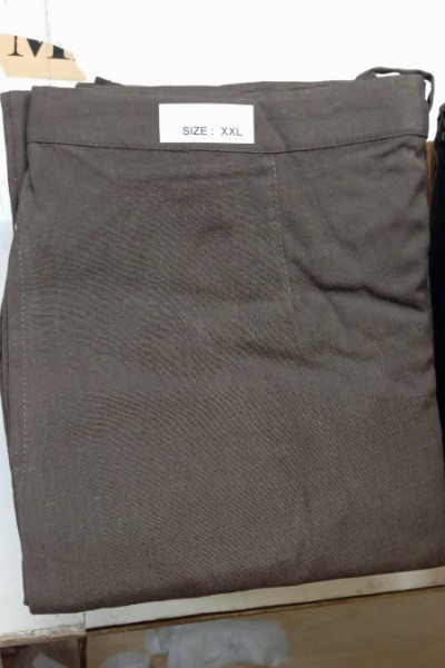 Coffee Brown Cotton Flex Trouser -Ramdhanu